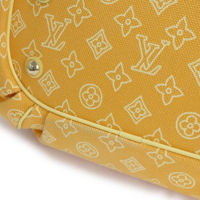 （美品）ルイ ヴィトン LOUIS VUITTON モノグラムビーチ カバ イパネマ GM トートバッグ コットンキャンバス カーフスキン レザー イエロー 黄 ゴールド金具 M95985_10