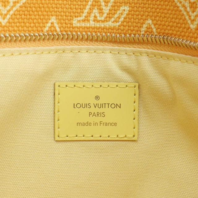 （美品）ルイ ヴィトン LOUIS VUITTON モノグラムビーチ カバ イパネマ GM トートバッグ コットンキャンバス カーフスキン レザー イエロー 黄 ゴールド金具 M95985_8