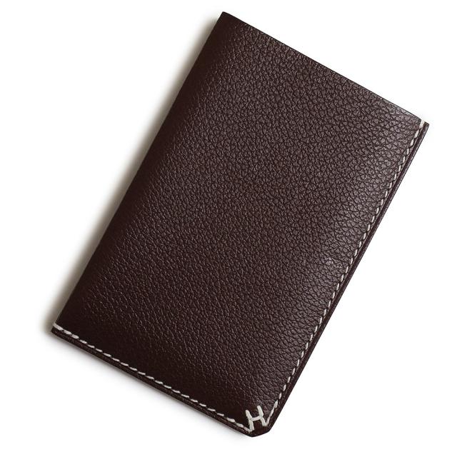 （未使用　展示品）エルメス HERMES H セリエ カードケース パスケース 名刺入れ 定期入れ ヴォーエバーカラー レザー Moka モカ ブラウン 茶 B刻印 箱付