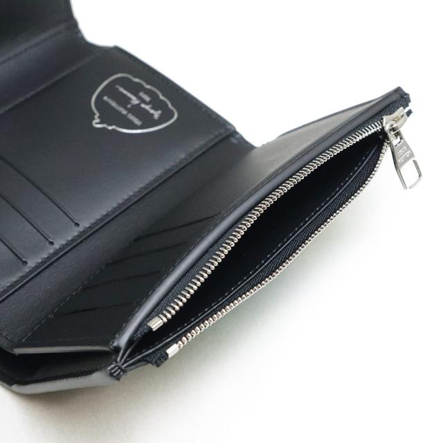 ルイヴィトン カプシーヌ コンパクト ブラック 草間彌生 三つ折り財布