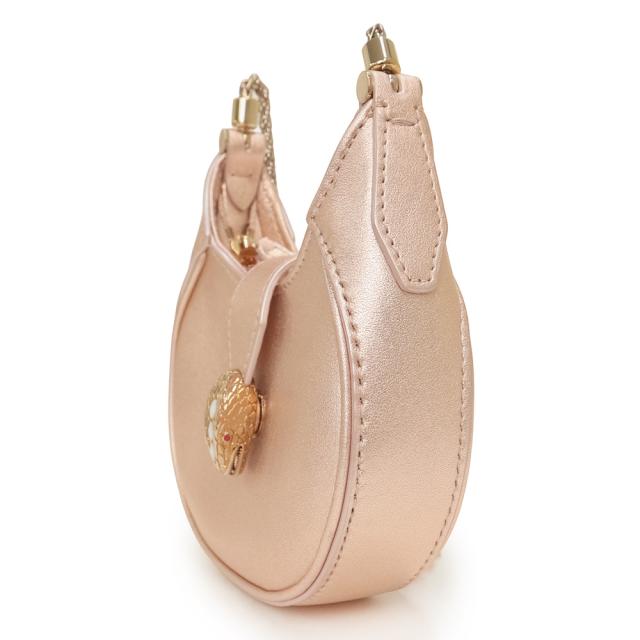（未使用　展示品）ブルガリ BVLGARI セルペンティ エリプス マイクロ チェーン ショルダーバッグ レザー ローズゴールド ゴールド金具 292290_2