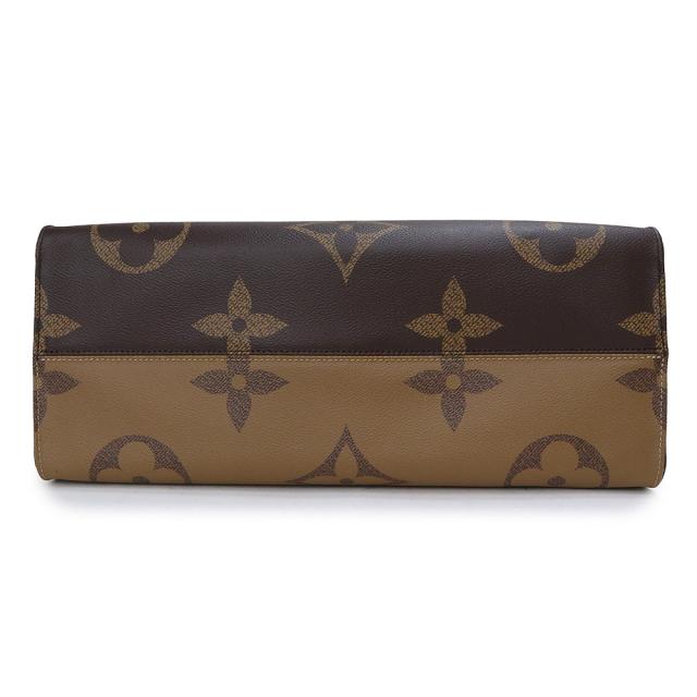 （未使用　展示品）ルイ ヴィトン LOUIS VUITTON オンザゴー GM 2WAY トート ハンドバッグ ジャイアントモノグラム リバース ブラウン 茶 ゴールド金具 M45320_6