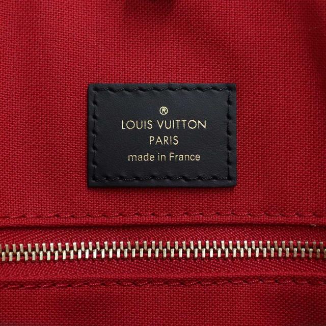 （未使用　展示品）ルイ ヴィトン LOUIS VUITTON オンザゴー GM 2WAY トート ハンドバッグ ジャイアントモノグラム リバース ブラウン 茶 ゴールド金具 M45320_8