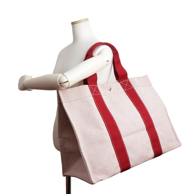 美品）エルメス HERMES ボラボラ GM トートバッグ コットン100