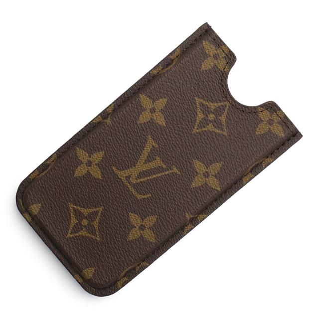 （未使用保管品）ルイ ヴィトン LOUIS VUITTON エテュイ iPhone5 ハードケース 携帯 スマホ スマートフォンケース マルチケース モノグラム ブラウン 茶 M60419