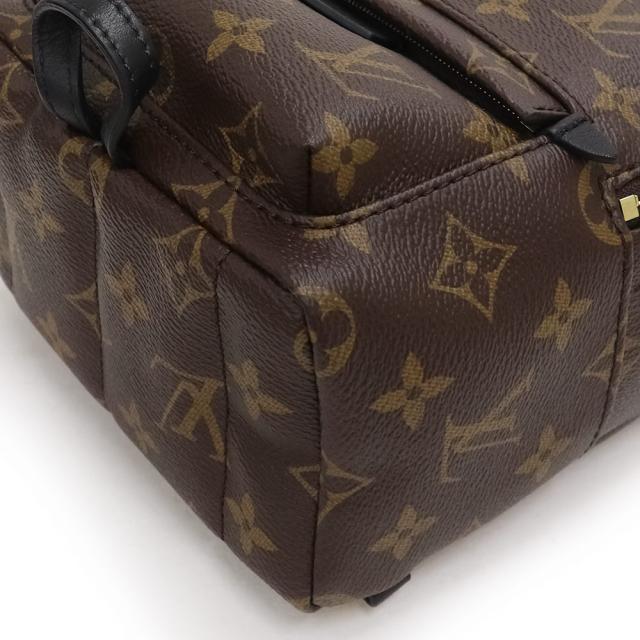 （未使用　展示品）ルイ ヴィトン LOUIS VUITTON パームスプリングス バックパック MINI リュック デイパック モノグラム カウハイドレザー ブラウン ブラック 茶 黒 ゴールド金具 M44873