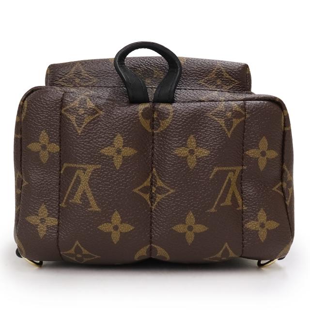 （未使用　展示品）ルイ ヴィトン LOUIS VUITTON パームスプリングス バックパック MINI リュック デイパック モノグラム カウハイドレザー ブラウン ブラック 茶 黒 ゴールド金具 M44873