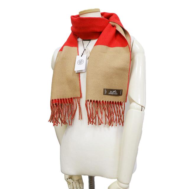 新品・未使用品）エルメス HERMES カザック フリンジ マフラー  