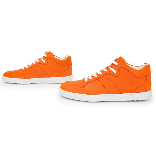 （新品・未使用品）トッズ TOD’S Sport Cassetta #37.5 24.5cm シューズ 靴 スニーカー スウェード レザー オレンジ ガンメタル金具 XXW0JL0D88Z06S