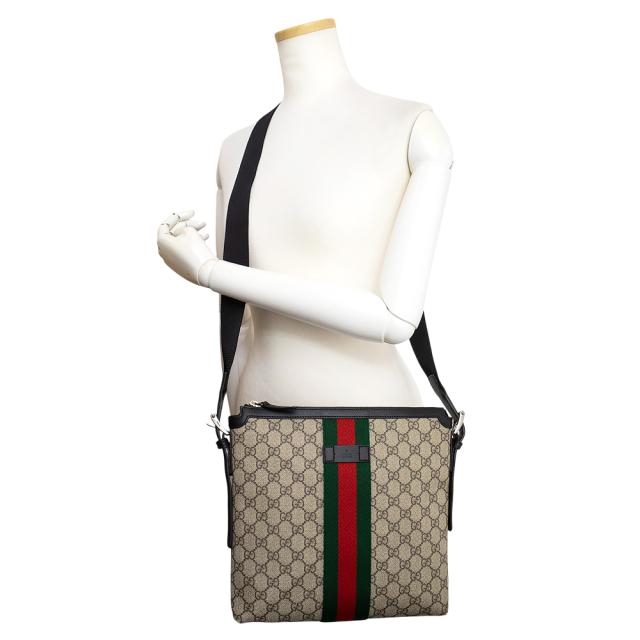 未使用 展示品）グッチ GUCCI ウェブ メッセンジャー ショルダーバッグ