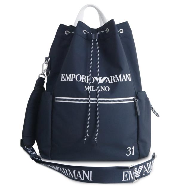 タグ付★エンポリオアルマーニ バックパック 宇宙モチーフ ロケット モノグラム柄 タグ付☆エンポリオアルマーニ バックパック 宇宙モチーフ