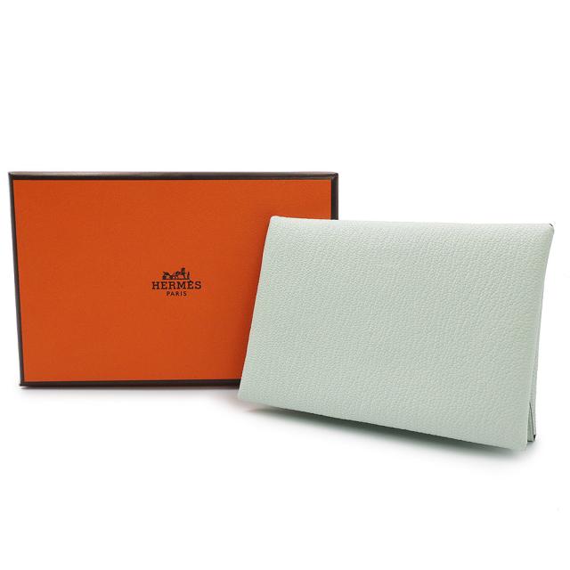 HERMES カルヴィ デュオ ヴェルソ カードケース 名刺入れ 小銭入れ 財布