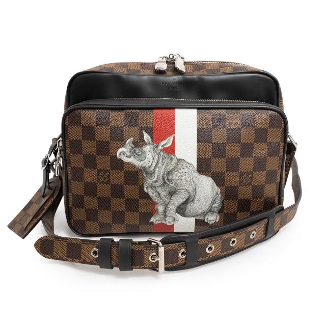 （未使用保管品）ルイ ヴィトン LOUIS VUITTON ナイルPM チャップマン ブラザーズ サイ ショルダーバッグ 斜め掛け ダミエ ブラウン 茶 シルバー金具 N42704