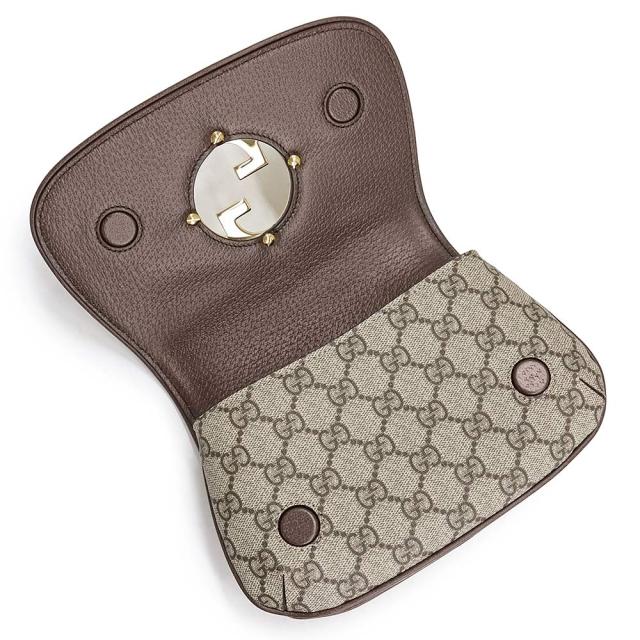 （未使用　展示品）グッチ GUCCI ブロンディ ボディ ウエスト ベルトバッグ 斜め掛け GGスプリームキャンバス レザー ベージュ ブラウン 茶 ゴールド金具 703807_2