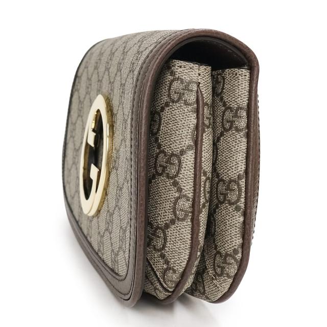 （未使用　展示品）グッチ GUCCI ブロンディ ボディ ウエスト ベルトバッグ 斜め掛け GGスプリームキャンバス レザー ベージュ ブラウン 茶 ゴールド金具 703807_4