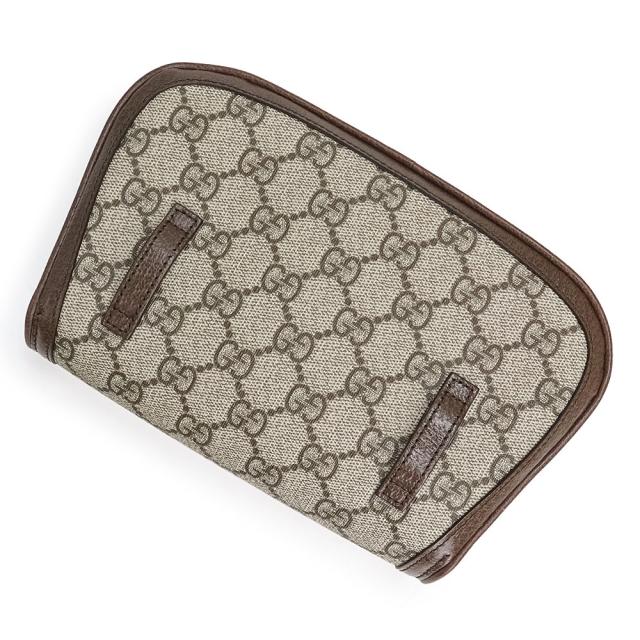 （未使用　展示品）グッチ GUCCI ブロンディ ボディ ウエスト ベルトバッグ 斜め掛け GGスプリームキャンバス レザー ベージュ ブラウン 茶 ゴールド金具 703807_6