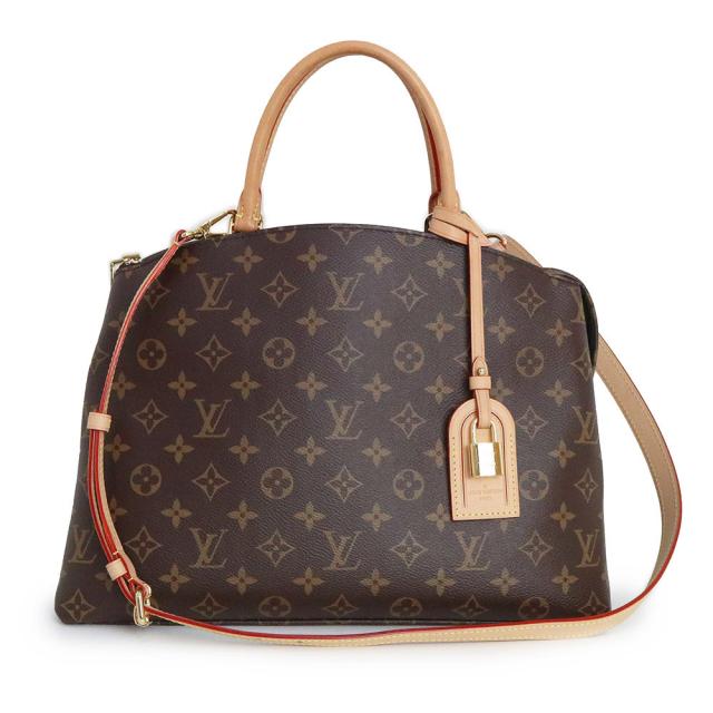 （中古）ルイ ヴィトン LOUIS VUITTON グラン パレ MM 2WAY ショルダー ハンドバッグ 斜め掛け モノグラム ブラウン 茶 ゴールド金具 M45898