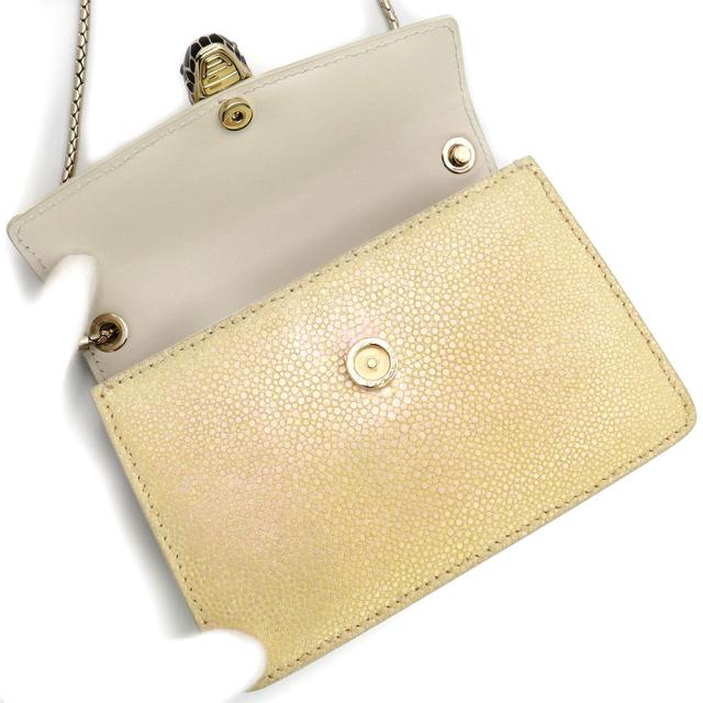 （未使用　展示品）ブルガリ BVLGARI セルペンティ フォーエバー チェーン ショルダーバッグ 斜め掛け ガルーシャ イエロー 黄 ゴールド金具_2