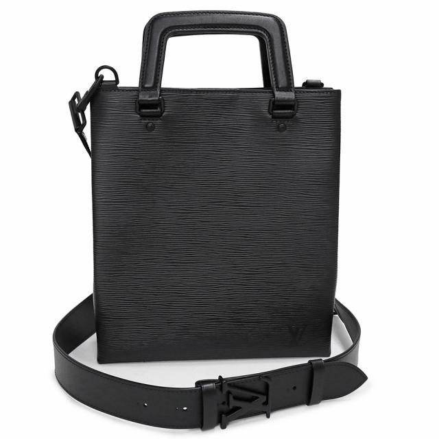 （未使用　展示品）ルイ ヴィトン LOUIS VUITTON サックプラ フォールド 2way ショルダー ハンドバッグ 斜め掛け エピレザー ブラック 黒 ブラック金具 M58497