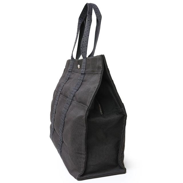 HERMES エルメス エールラインPM トートバッグ ハンドバッグ グレー
