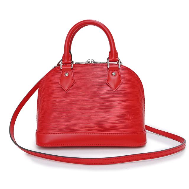 （未使用　展示品）ルイ ヴィトン LOUIS VUITTON アルマ BB 2way ショルダー ハンドバッグ 斜め掛け エピレザー コクリコ レッド 赤 シルバー金具 M41160