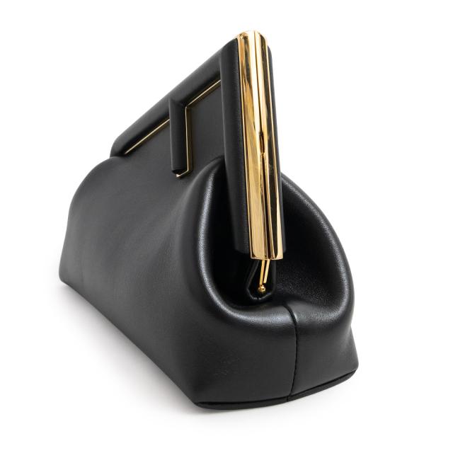 （未使用　展示品）フェンディ FENDI ファースト スモール 2WAY クラッチ ショルダーバッグ 斜め掛け ナッパレザー ブラック 黒 ゴールド金具 8BP129_4
