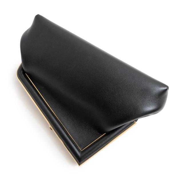 （未使用　展示品）フェンディ FENDI ファースト スモール 2WAY クラッチ ショルダーバッグ 斜め掛け ナッパレザー ブラック 黒 ゴールド金具 8BP129_5