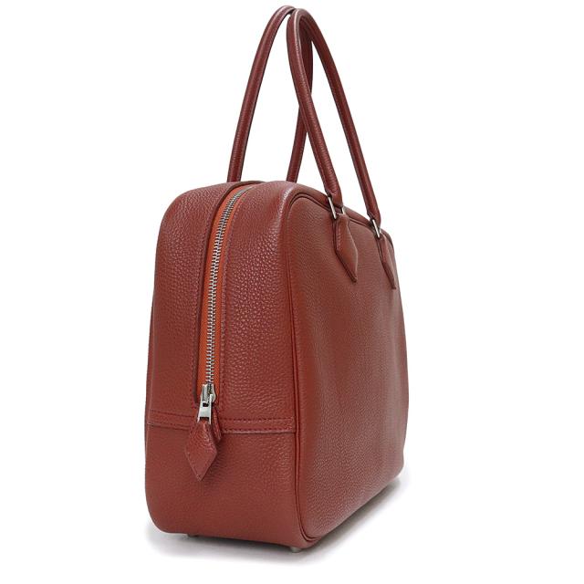 【美品】HERMES エルメス　プリュム　ハンドバッグ　赤　□F刻印 人気，豊富な HERMES エルメス プリュム ハンドバッグ 赤 □F刻印