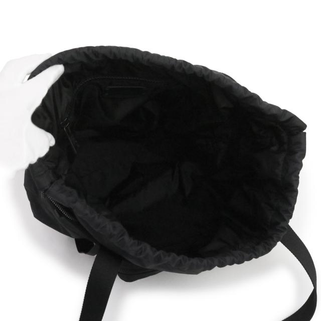 （未使用　展示品）モンクレール MONCLER MAKAIO TOTE トートバッグ ドローストリング 巾着 ナイロン ブラック 黒 J109A 5D00002 M3815 999_2