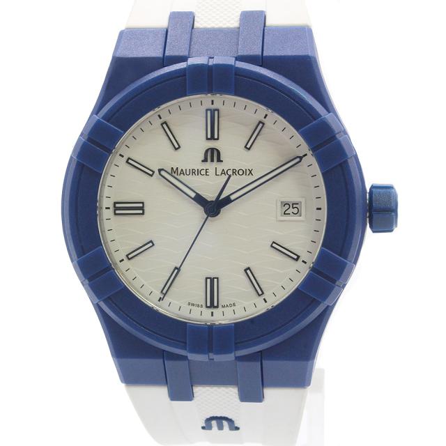 中古 モーリス ラクロア Maurice Lacroix AI6008-SS002-430-1 ブルー  