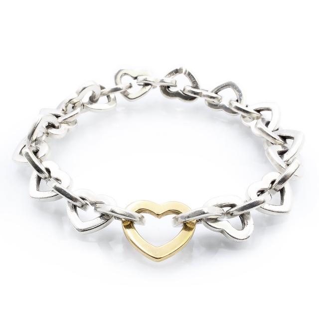 Tiffany & Co. シルバー&ゴールドバングル Tiffany&co ブレスレット