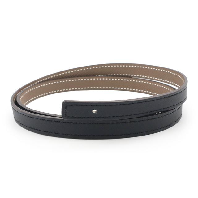 新品同様 エルメス メドール ブラック リバーシブル カフス カフリンクス 