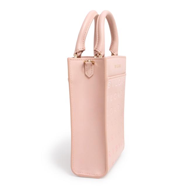 （新品・未使用品）ブルガリ BVLGARI ロゴ インフィニートゥム 2way ミニトート 斜め掛け ショルダー ハンドバッグ カーフスキン レザー クリスタルローズ ピンク ライトゴールド金具 292319_3