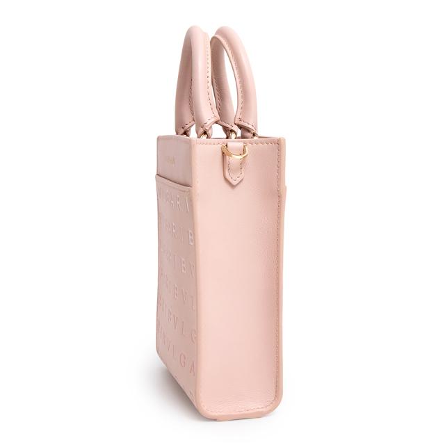 （新品・未使用品）ブルガリ BVLGARI ロゴ インフィニートゥム 2way ミニトート 斜め掛け ショルダー ハンドバッグ カーフスキン レザー クリスタルローズ ピンク ライトゴールド金具 292319_4