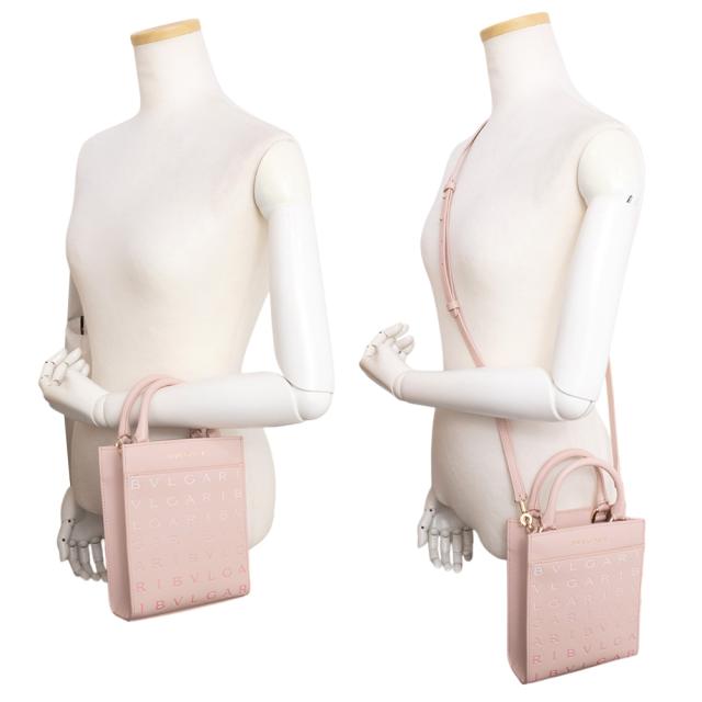 （新品・未使用品）ブルガリ BVLGARI ロゴ インフィニートゥム 2way ミニトート 斜め掛け ショルダー ハンドバッグ カーフスキン レザー クリスタルローズ ピンク ライトゴールド金具 292319_7