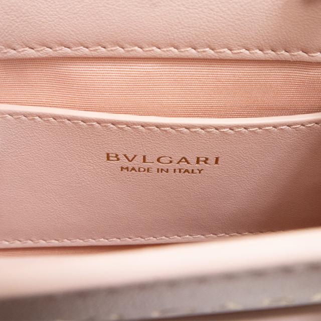（新品・未使用品）ブルガリ BVLGARI ロゴ インフィニートゥム 2way ミニトート 斜め掛け ショルダー ハンドバッグ カーフスキン レザー クリスタルローズ ピンク ライトゴールド金具 292319_8