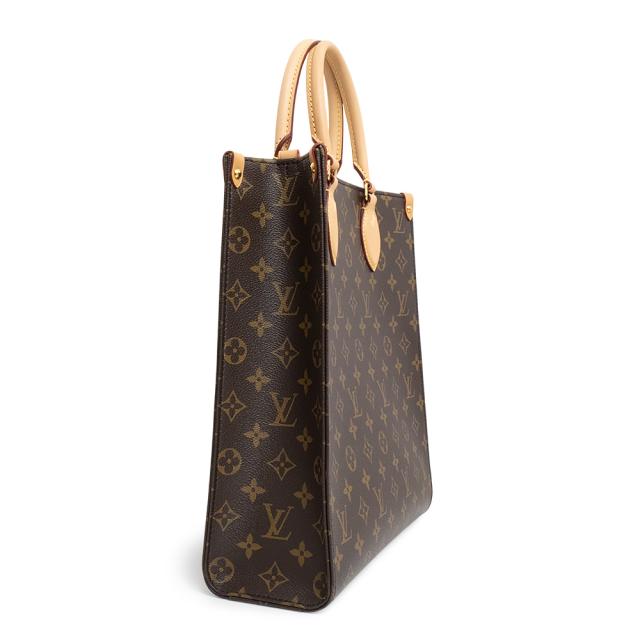 （未使用　展示品）ルイ ヴィトン LOUIS VUITTON サックプラ PM トート 2WAY 斜め掛け ショルダー ハンドバッグ モノグラム ヌメ革 レザー ブラウン ゴールド金具 M46263_3