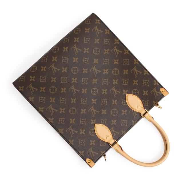 （未使用　展示品）ルイ ヴィトン LOUIS VUITTON サックプラ PM トート 2WAY 斜め掛け ショルダー ハンドバッグ モノグラム ヌメ革 レザー ブラウン ゴールド金具 M46263_5