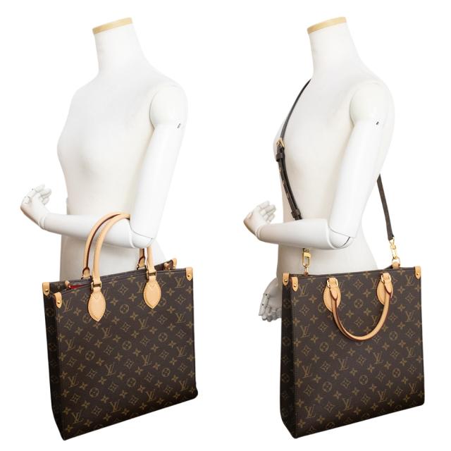 （未使用　展示品）ルイ ヴィトン LOUIS VUITTON サックプラ PM トート 2WAY 斜め掛け ショルダー ハンドバッグ モノグラム ヌメ革 レザー ブラウン ゴールド金具 M46263_7