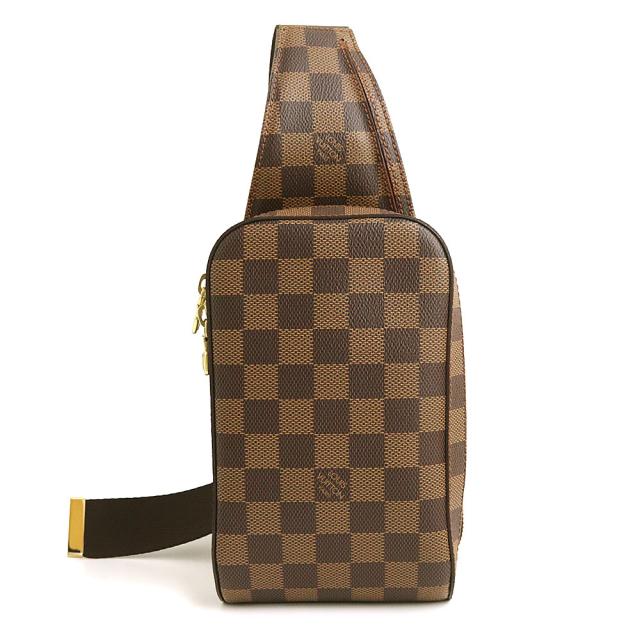 （未使用　展示品）ルイ ヴィトン LOUIS VUITTON ジェロニモス ボディバッグ 斜め掛け ダミエ ブラウン ゴールド金具 N51994