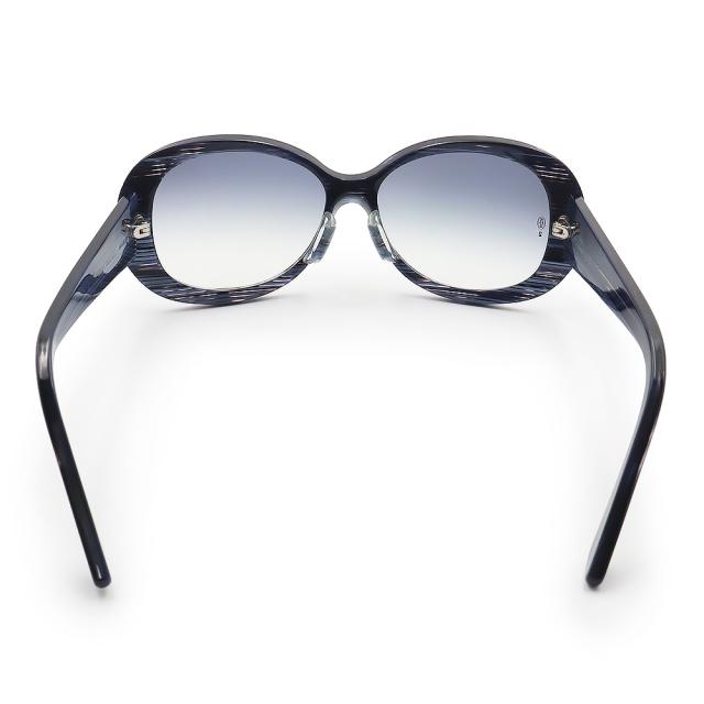 （中古）カルティエ Cartier 2C サングラス メガネ 眼鏡 アイウェア プラスチック ブルー シルバー金具 T8200875 箱付_3