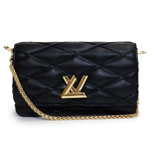 （未使用　展示品）ルイ ヴィトン LOUIS VUITTON GO-14 WOC 2WAY クラッチ ショルダーバッグ 斜め掛け ラムスキン レザー ブラック ゴールド金具 M13139 箱付