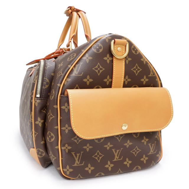 （未使用　展示品）ルイ ヴィトン LOUIS VUITTON キーポル カーゴ 50 2Ｗay ショルダー ボストンバッグ 斜め掛け モノグラム アーカイヴ キャンバス ブラウン ゴールド金具 M14735_3