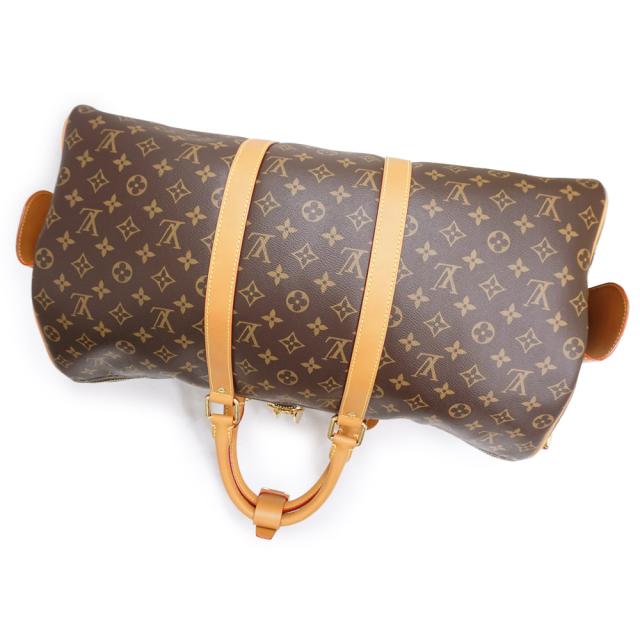 （未使用　展示品）ルイ ヴィトン LOUIS VUITTON キーポル カーゴ 50 2Ｗay ショルダー ボストンバッグ 斜め掛け モノグラム アーカイヴ キャンバス ブラウン ゴールド金具 M14735_5