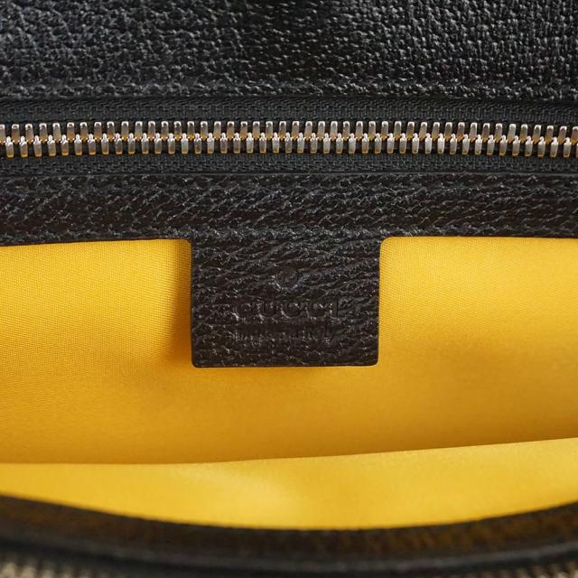 （未使用　展示品）グッチ GUCCI オフザグリッド Off The Grid トート 2way ショルダー ハンドバッグ 斜め掛け GGナイロン レザー イエロー ブラック マットシルバー金具 630355_8