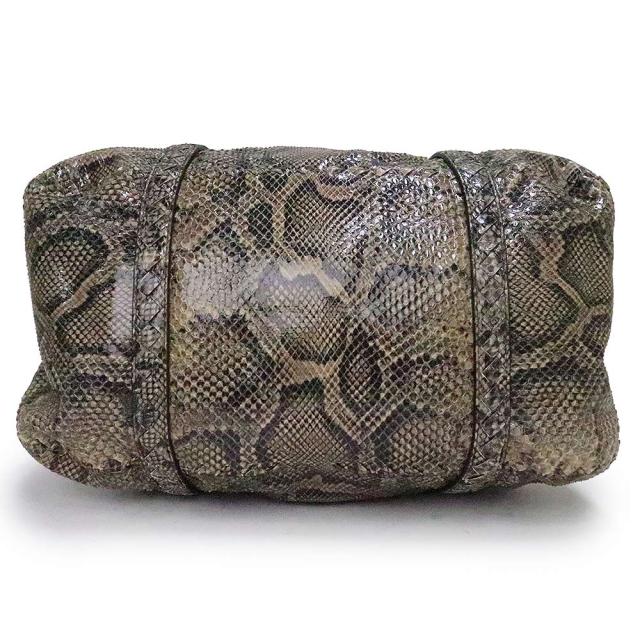 【限定】ボッテガヴェネタ BOTTEGA VENETA パイソン バッグ 美品 BOTTEGA VENETA（ボッテガ・ヴェネタ） [中古] パイソンレザー