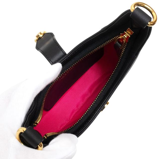 （未使用　展示品）ブルガリ BVLGARI セルペンティ エリプス スモール 2Way チェーン ショルダー ハンドバッグ 斜め掛け カーフスキン レザー ブラック ゴールド金具 292051_2