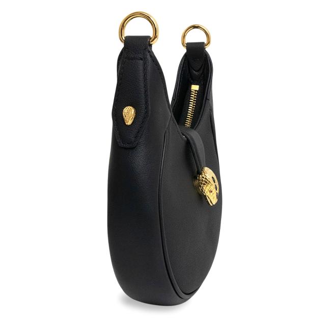 （未使用　展示品）ブルガリ BVLGARI セルペンティ エリプス スモール 2Way チェーン ショルダー ハンドバッグ 斜め掛け カーフスキン レザー ブラック ゴールド金具 292051_3