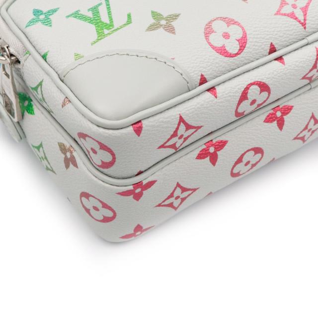 （未使用　展示品）ルイ ヴィトン LOUIS VUITTON ナイル 2way ショルダー ハンドバッグ 斜め掛け モノグラムイリデセント ライトグレー マルチカラー アンティークシルバー金具 M13897_9