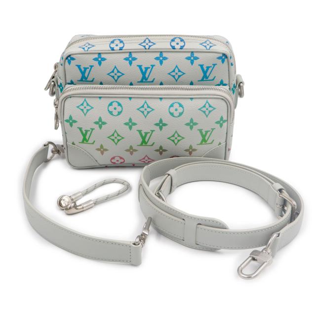 （未使用　展示品）ルイ ヴィトン LOUIS VUITTON ナイル 2way ショルダー ハンドバッグ 斜め掛け モノグラムイリデセント ライトグレー マルチカラー アンティークシルバー金具 M13897_1